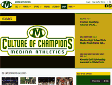 Tablet Screenshot of medinaathletics.com